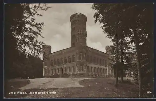 AK Binz /Rügen, Blick auf das Jagdschloss Granitz