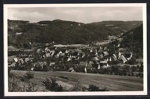 AK Förrenbach, Totalansicht der Ortschaft