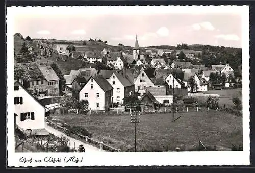 AK Alfeld /Mfr., Blick auf den Ort