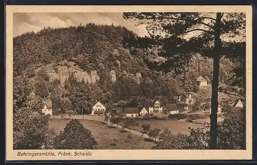 AK Gössweinstein-Behringersmühle, Teilansicht des Kurortes