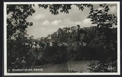 AK Egloffstein /Fränk. Schweiz, Blick auf den Ort