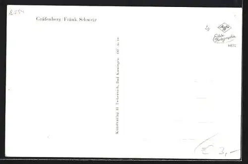 AK Gräfenberg /Fränk. Schweiz, Blick in den Ort