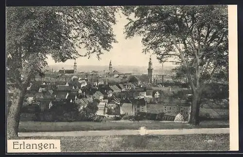 AK Erlangen, Blick auf den Ort