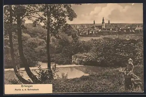 AK Erlangen, Partie a. d. Schwabach