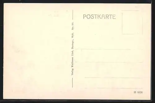 AK Oevenum a. Föhr, Dorfpartie mit Windmühle