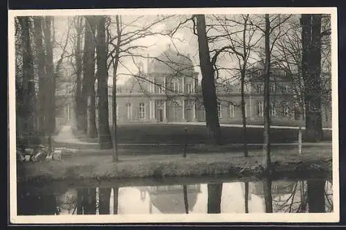 AK Bonn, Pappendorfer Schloss mit Teich
