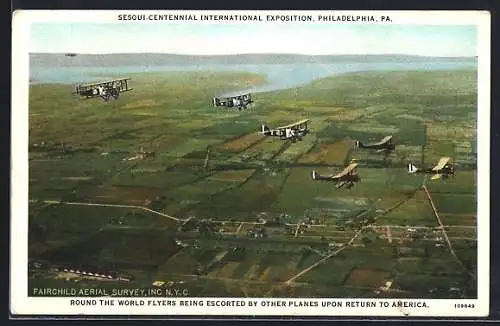 AK Philadelphia, Sesqui-Centennial International Exposition, Round the World Flyers