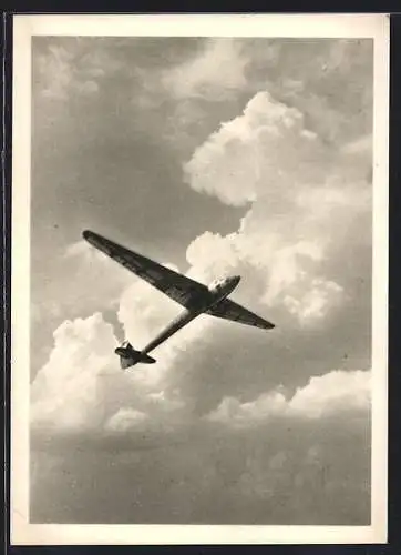 AK Segelflugzeug in der Luft