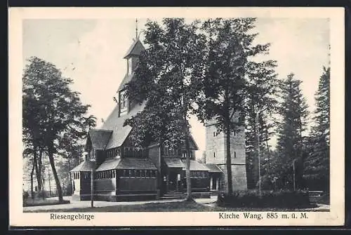 AK Wang /Riesengebirge, Kirche Wang