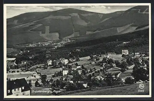 AK Brückenberg i. Rsgb., Ortsansicht aus der Vogelschau