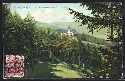 AK Petersdorf /Riesengebirge, Wilhelmshöhe