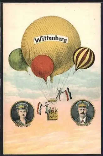 AK Ballon Wittenberg, gesteuert von Emmy und Carl Wittenberg