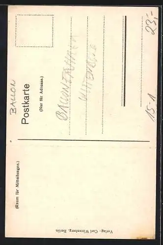 AK Ballon Wittenberg, gesteuert von Emmy und Carl Wittenberg