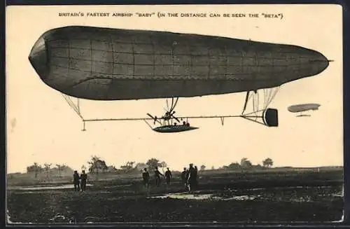 AK Britains fastest Airship Baby