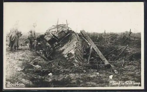 AK Bourlon, Tank in Tank trap