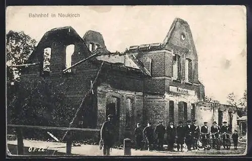AK Neukirch, Zerstörter Bahnhof