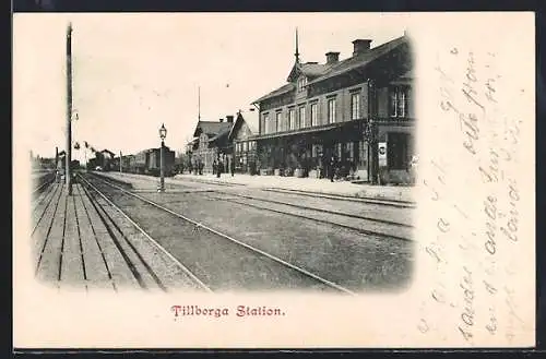 AK Tillberga, Station, Bahnhof