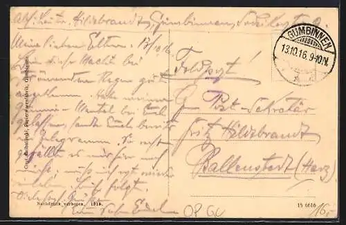 AK Gumbinnen, Tilsiter Strasse