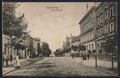 AK Insterburg, Blick in die Wilhelmstrasse