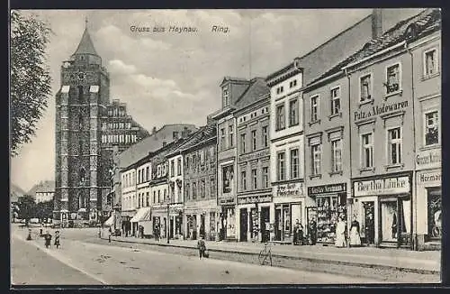 AK Haynau, Ring mit Geschäften