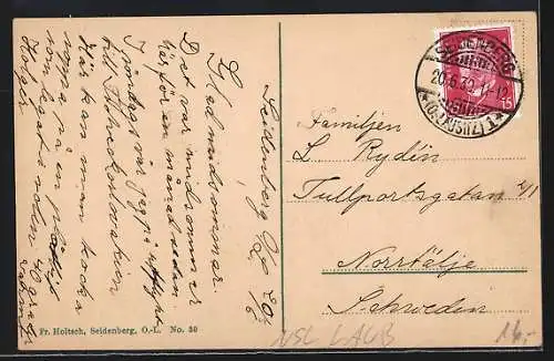 AK Seidenberg /O.-L., Partie in der Görlitzerstrasse