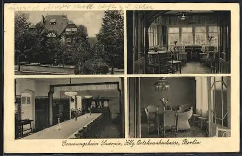 AK Bad Flinsberg i. Isergebirge, Genesungsheim Saxonia