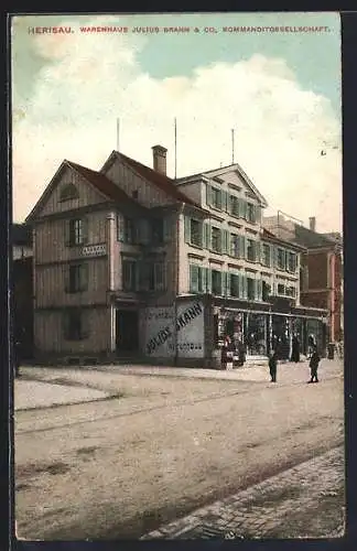 AK Herisau, Warenhaus Julius Brann & Co. Kommanditgesellschaft