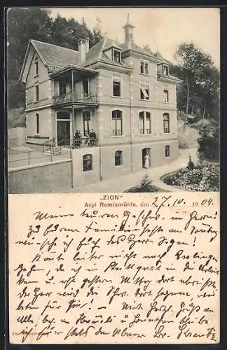 AK Remismühle, Pension Zion mit Anlagen