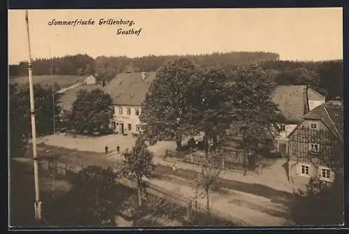 AK Grillenburg, Blick auf den Gasthof