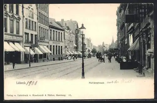 AK Lübeck, Restaurant in der Mühlenstrasse