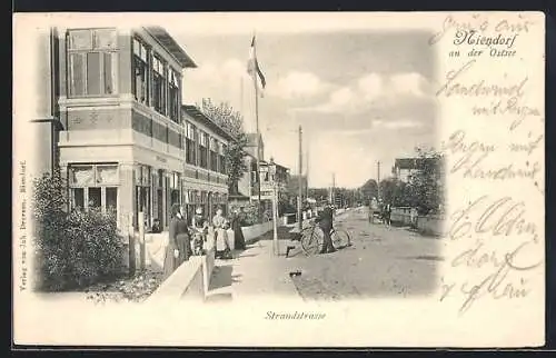 AK Niendorf / Ostsee, Hotel Germania an der Strandstrasse