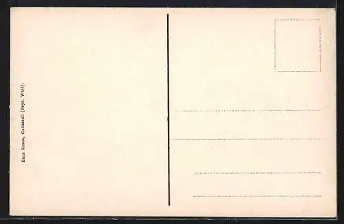 AK Ruhmannsfelden /Bayr. Wald, Panorama mit Kirche, Eisernes Kreuz 1914