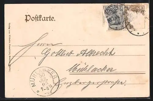 AK Bretten, Strasse am Marktplatz