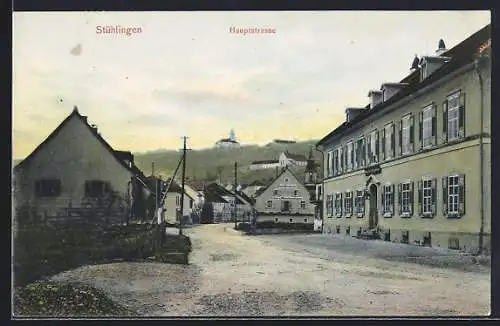 AK Stühlingen, Eisen- und Maschinenlager in der Hauptstrasse