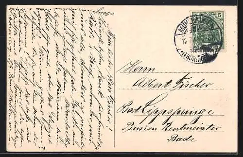 AK Mülhausen i Thür., Hotel zum König von Preussen