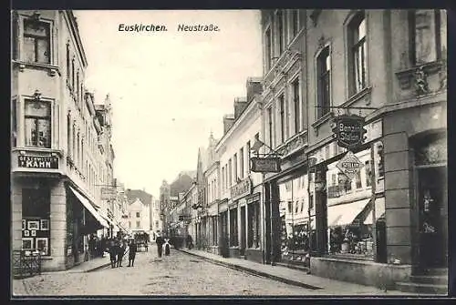 AK Euskirchen, Neustrasse mit Geschäften
