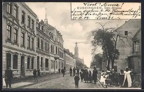 AK Euskirchen, Cöln-Strasse zur Kirche