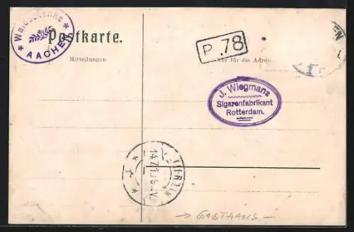 AK Aachen, Gasthaus Waldschänke im Stadtwald