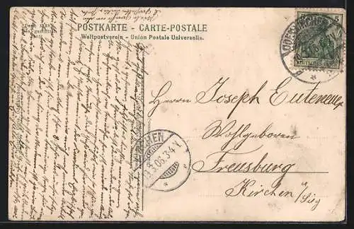 AK Odenkirchen, Häuser in der Gartenstrasse