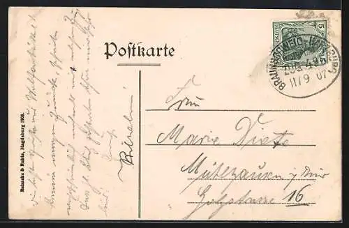 AK Wolfenbüttel, Blick in die Kannengiesserstrasse