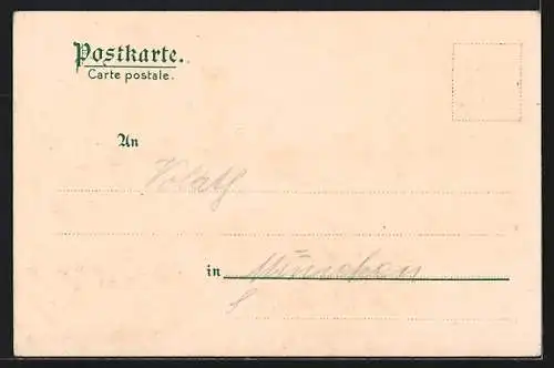 AK Krottensee, Gasthaus zur Grotte mit Garten u. Kegelbahn