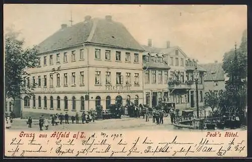 AK Alfeld a. L., Hotel Peck