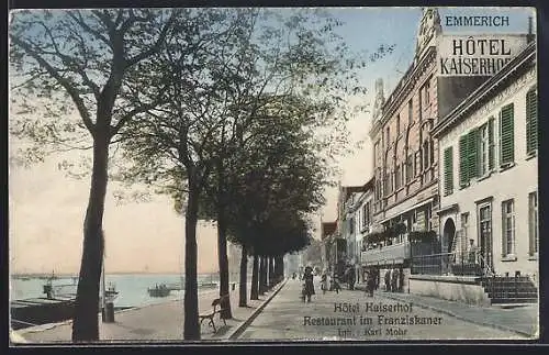 AK Emmerich, Hôtel Kaiserhof, Restaurant im Franziskaner