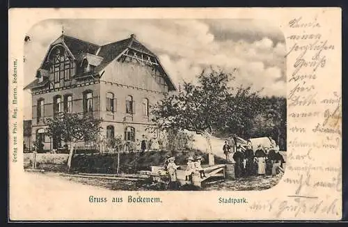 AK Bockenem, Gasthaus Stadtpark