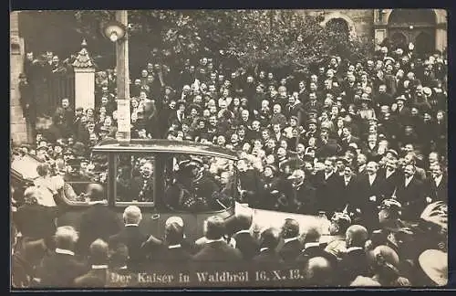AK Waldbröl, Kaiserbesuch 1913