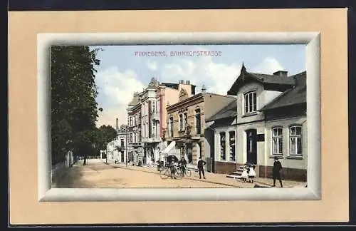 AK Pinneberg, Passanten in der Bahnhofstrasse