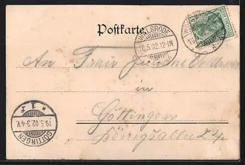AK Walsrode-Eckernworth, Gasthaus, Bohlenbach um 1900