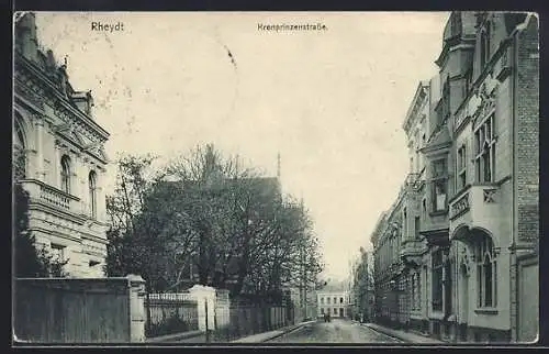 AK Rheydt, Gebäude in der Kronprinzenstrasse