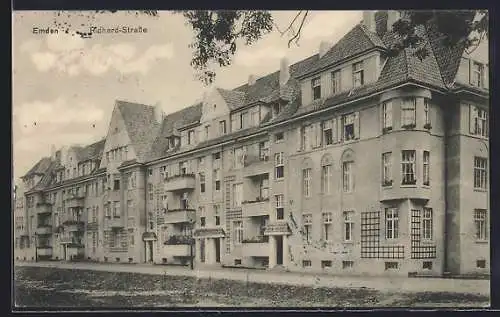 AK Emden, Wohnhäuser in der Richard-Strasse