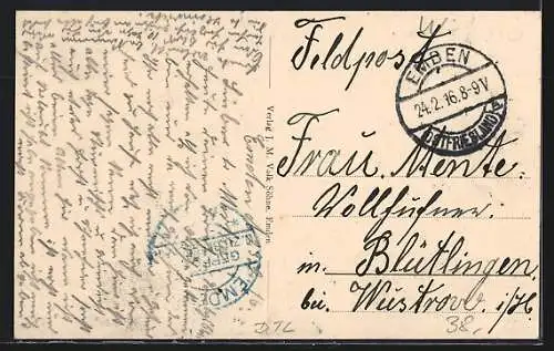 AK Emden, Wohnhäuser in der Richard-Strasse